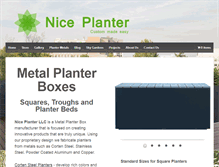 Tablet Screenshot of niceplanter.com